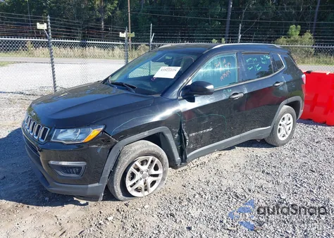 2018 Jeep Compass Sport from USA, damaged, VIN 3C4NJCAB1JT359138